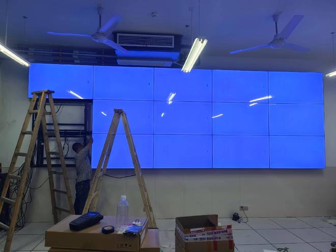 m拼接大屏LCD拼接LED液晶单元墙招投